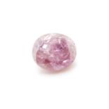 Natural 0.58ct oval pink diamond