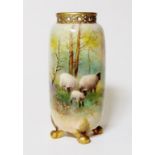 Good Royal Worcester Harry Davis (attr) vase