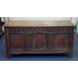 Georgian oak coffer