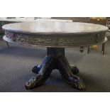 Early Chinese pedestal table