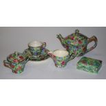 James Kent 'Hydrangea' six piece tea set