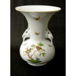Large Herend Rothschild bird vase