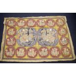 Antique Thai embroidered wall hanging