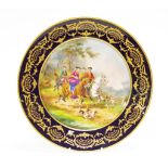 Sevres Chateau des Tuileries hand painted plate