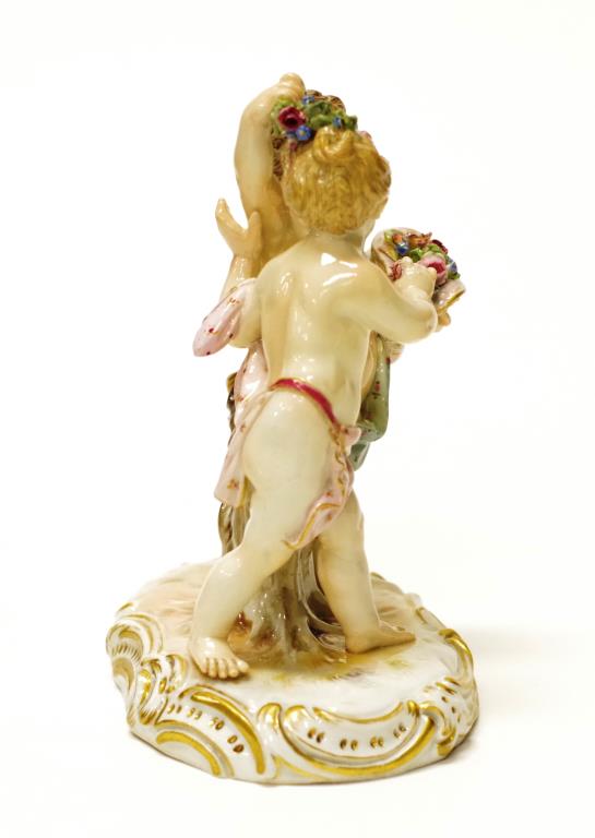 Antique Meissen ceramic Children figure - Image 2 of 5