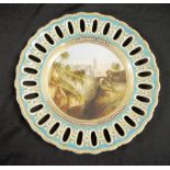 Victorian Copeland hand painted 'Sorrento' plate