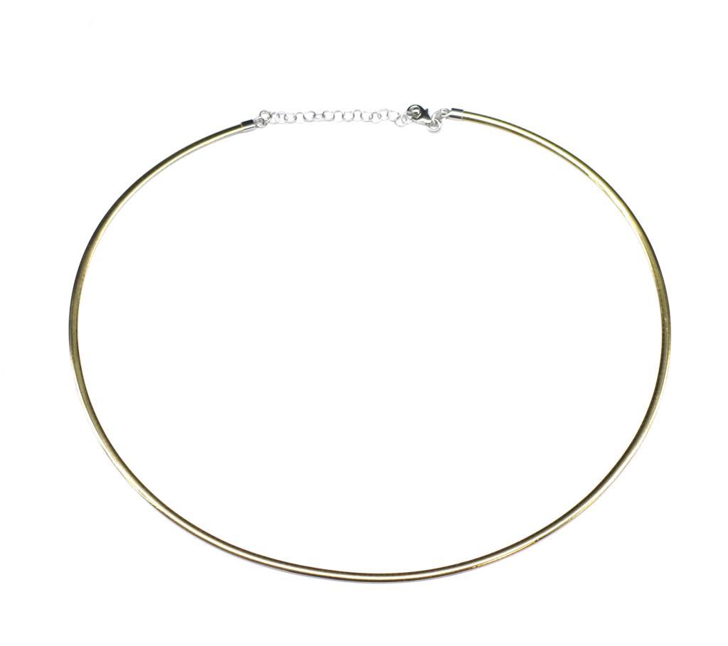 18ct two tone gold omega chain necklace - Image 4 of 4