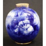 Royal Doulton 'Blue Children' ball vase