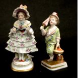 Two Continental porcelain figures