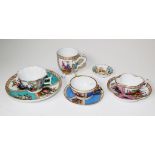 Collection of Dresden hand painted ceramics