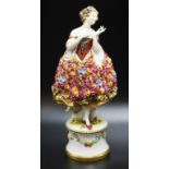 Italian "Naples" porcelain figure of lady