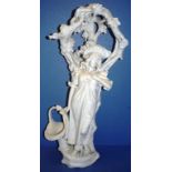 Large Amphora porcelain standing figure