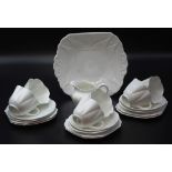 Twenty piece part Shelley "Dainty white" teaset