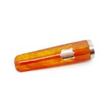 Amber with gold mount cheroot