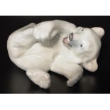Royal Copenhagen ceramic Polar Bear figure