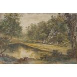 Samuel Elyard (1817-1910) River Landscape