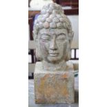 Rustic pottery Buddha head