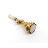 Victorian 18ct yellow gold watch key