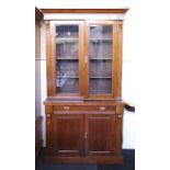 Edwardian elevated bookcase