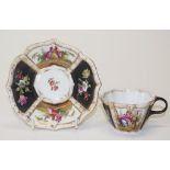 Augustus Rex hand painted cup & saucer