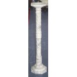 Alabaster pedestal stand