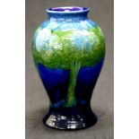Moorcroft pottery vase - Moonlit Blue