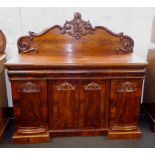 Early Victorian mahogany sideboard