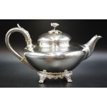 Georgian Sheffield Plate teapot