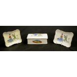 Royal Winton porcelain golfing lidded trinket box