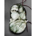 Chinese carved jade mythical figure