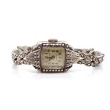 Art Deco sterling silver cocktail watch