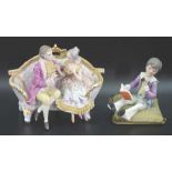 Two German porcelain figures