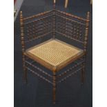 Cotton reel corner chair