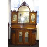 Victorian walnut credenza