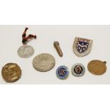 Eight various vintage medallion/coins