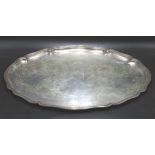 Large Dutch silver tray