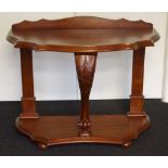 Victorian 2 tier cedar hall table