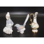 Two various Lladro ceramic figures