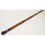 Australian blackwood walking stick