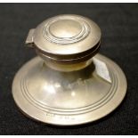 Sterling silver inkwell