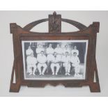 Good Art Nouveau metal photo frame