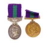 Two military medals