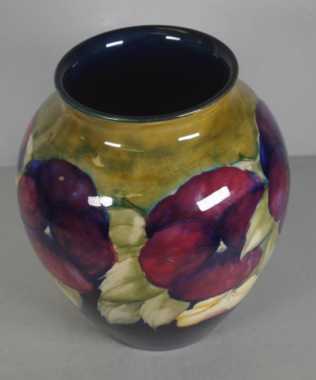 Large William Moorcroft 'Pansy' vase - Image 2 of 4