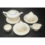 Crown ducal Stitch pattern tea set for two