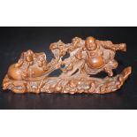 Chinese boxwood carved figure