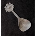 Scottish Arts & Crafts sterling silver caddy spoon