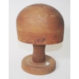 Vintage wood hat block