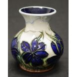 Moorcroft pottery small vase - Chilean Crocus