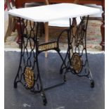 Singer sewing machine table