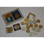 Collection seven Australian 1966 50 cent coins
